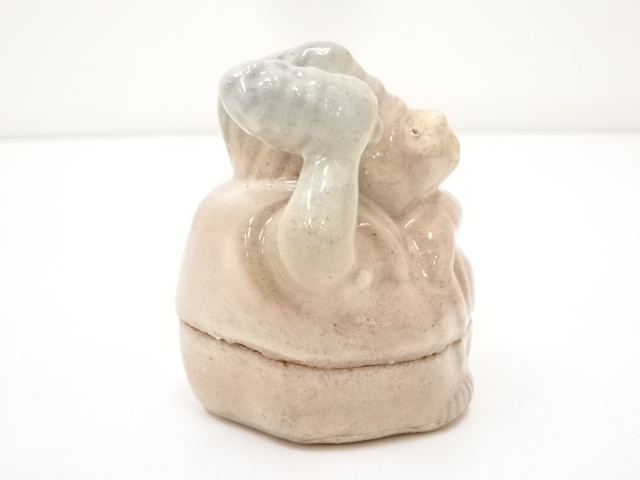 道具 ] - 道具 萩焼 三輪敏之造 干支申香合（共箱） | ネットショップ